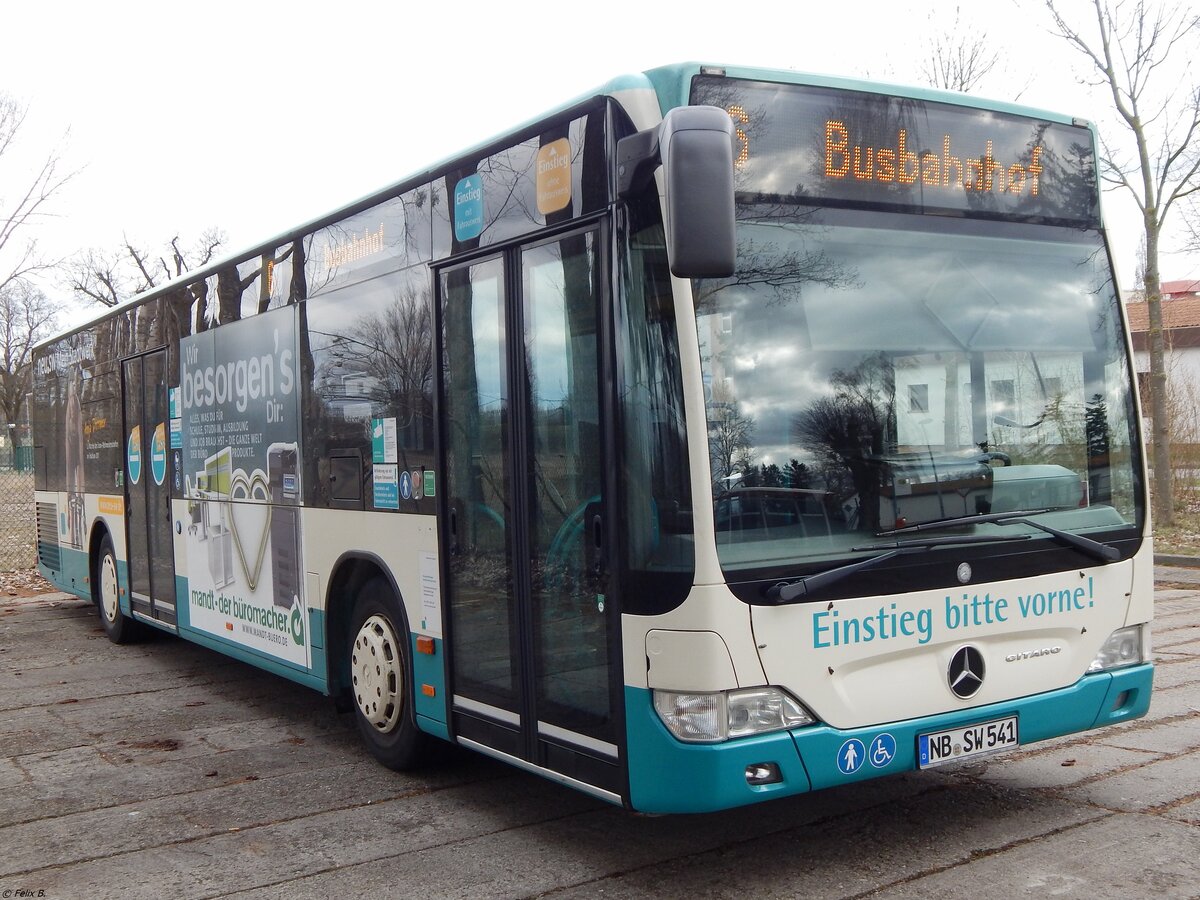 Mercedes Citaro II der Neubrandenburger Verkehrsbetriebe in Neubrandenburg. 