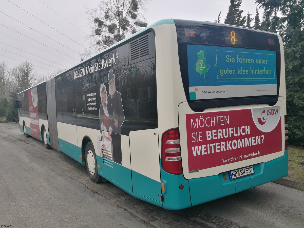 Mercedes Citaro II der Neubrandenburger Verkehrsbetriebe in Neubrandenburg.