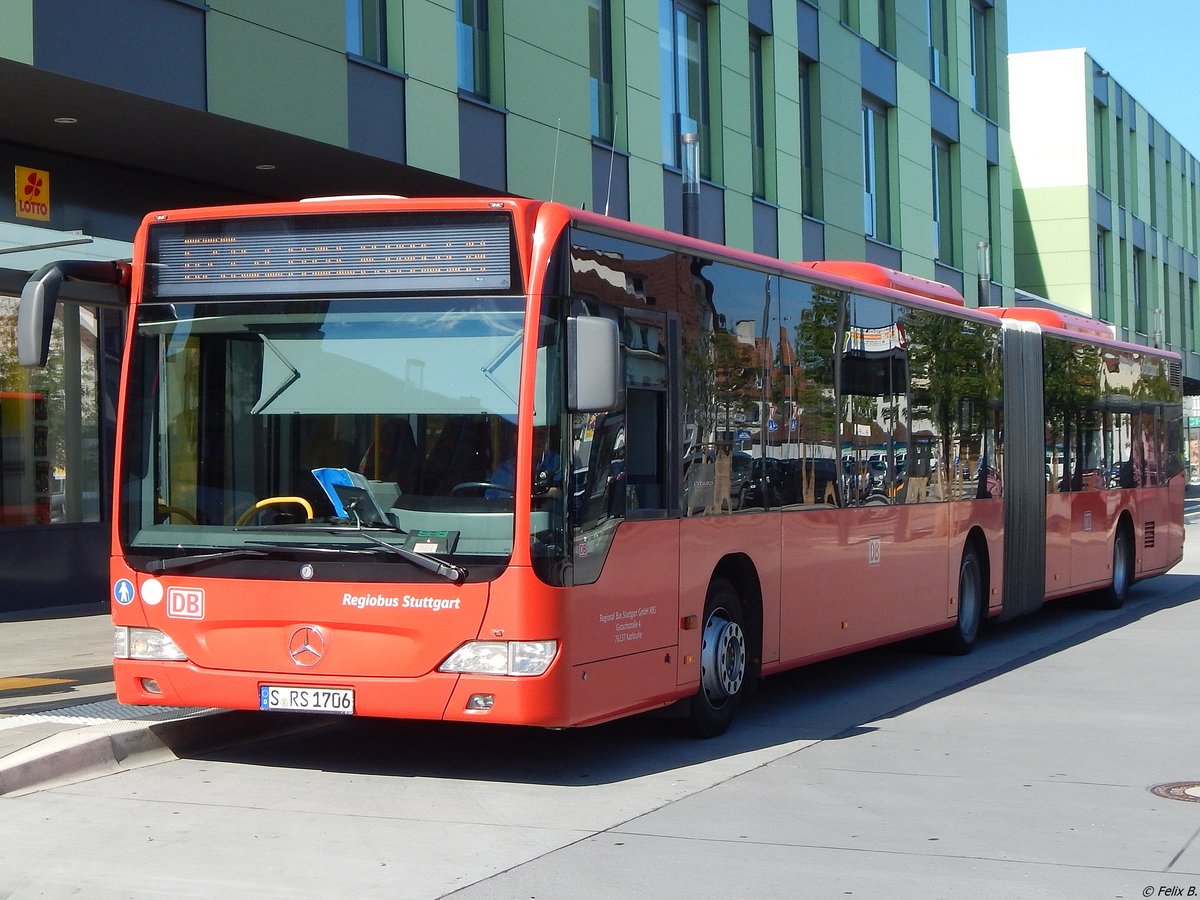 Mercedes Citaro II von Regiobus Stuttgart in Ditzingen.