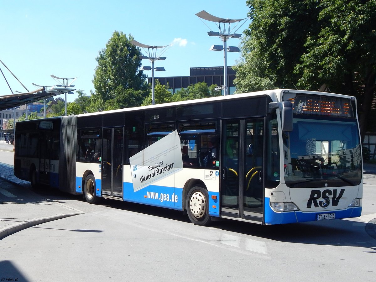 Mercedes Citaro II der Reutlinger Stadtverkehrsgesellschaft (ex Karl Hahn) in Reutlingen.