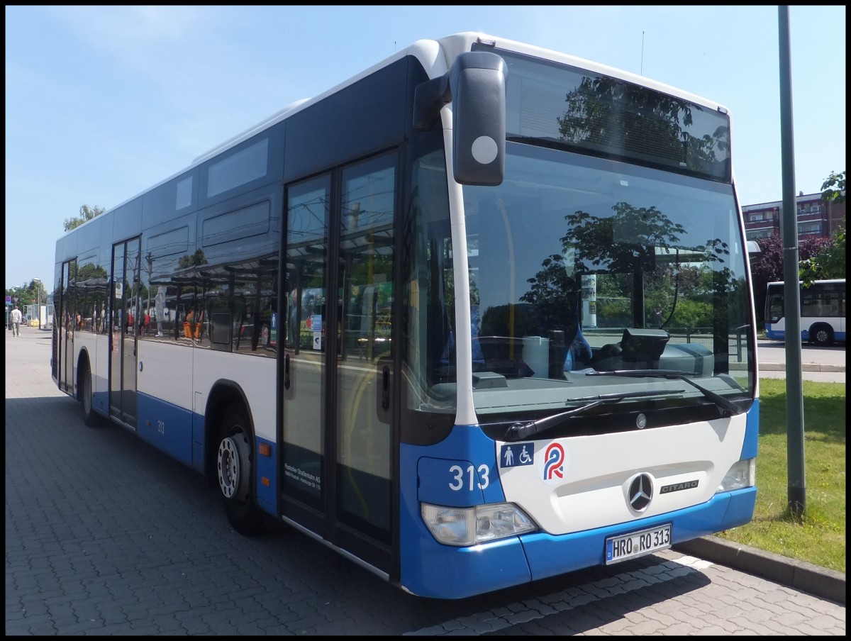 Mercedes Citaro II der Rostocker Straenbahn AG in Rostock.