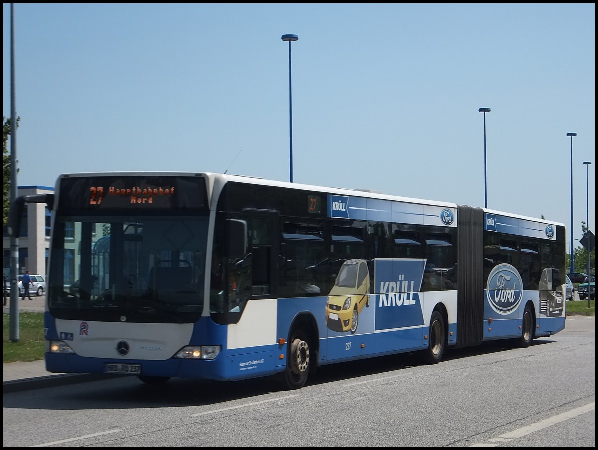 Mercedes Citaro II der Rostocker Straenbahn AG in Rostock.