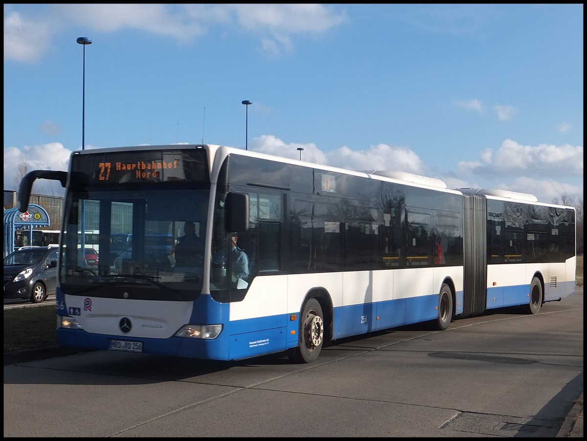 Mercedes Citaro II der Rostocker Straenbahn AG in Rostock.