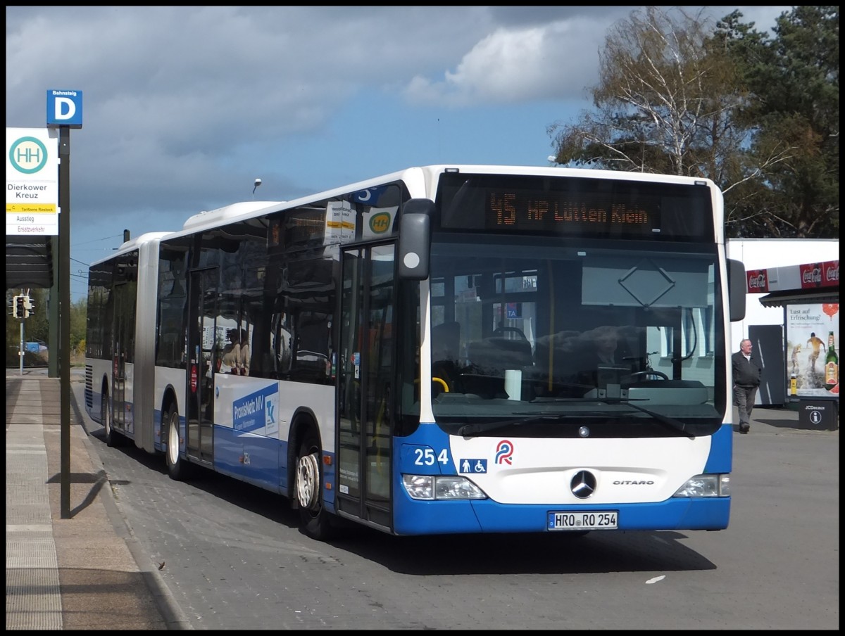 Mercedes Citaro II der Rostocker Straenbahn AG in Rostock.