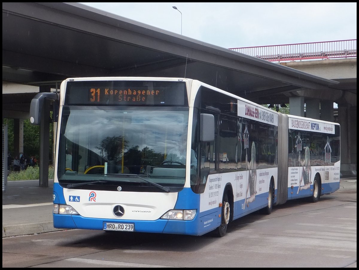 Mercedes Citaro II der Rostocker Straßenbahn AG in Rostock.