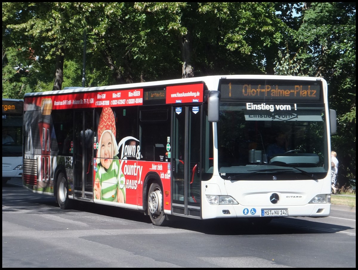 Mercedes Citaro II der Stadtwerke Stralsund in Stralsund. 