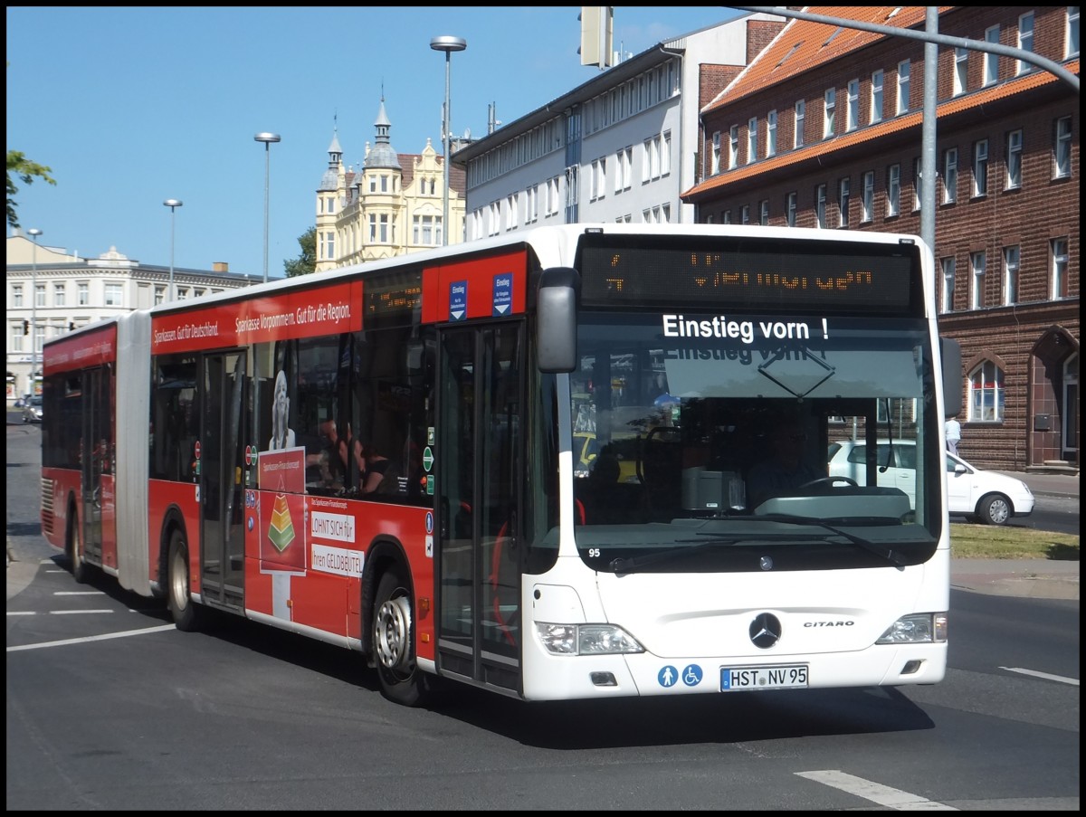 Mercedes Citaro II der Stadtwerke Stralsund in Stralsund.