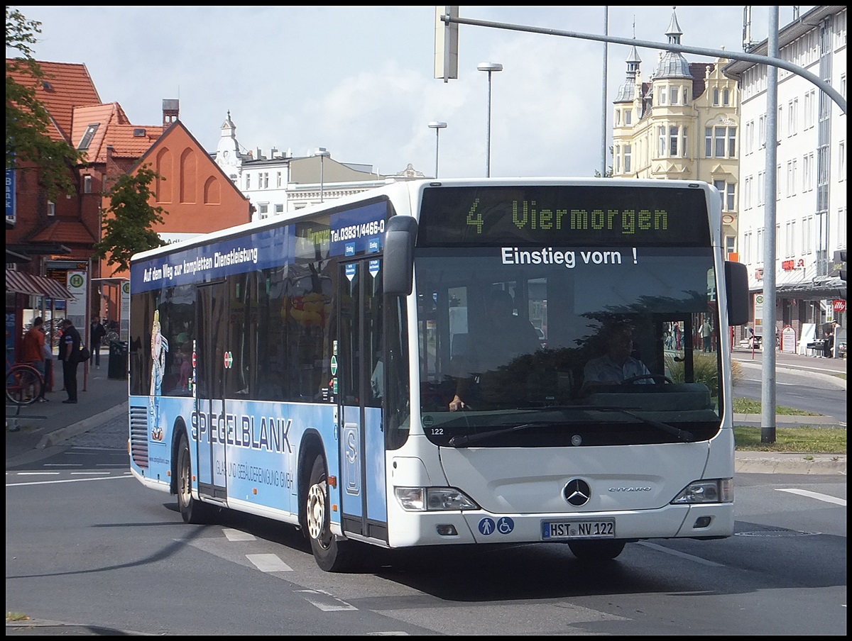 Mercedes Citaro II der Stadtwerke Stralsund in Stralsund.