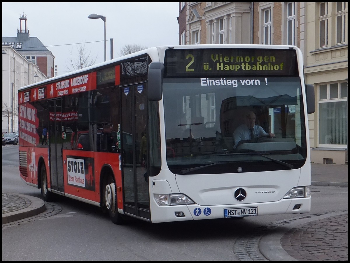 Mercedes Citaro II der Stadtwerke Stralsund in Stralsund.