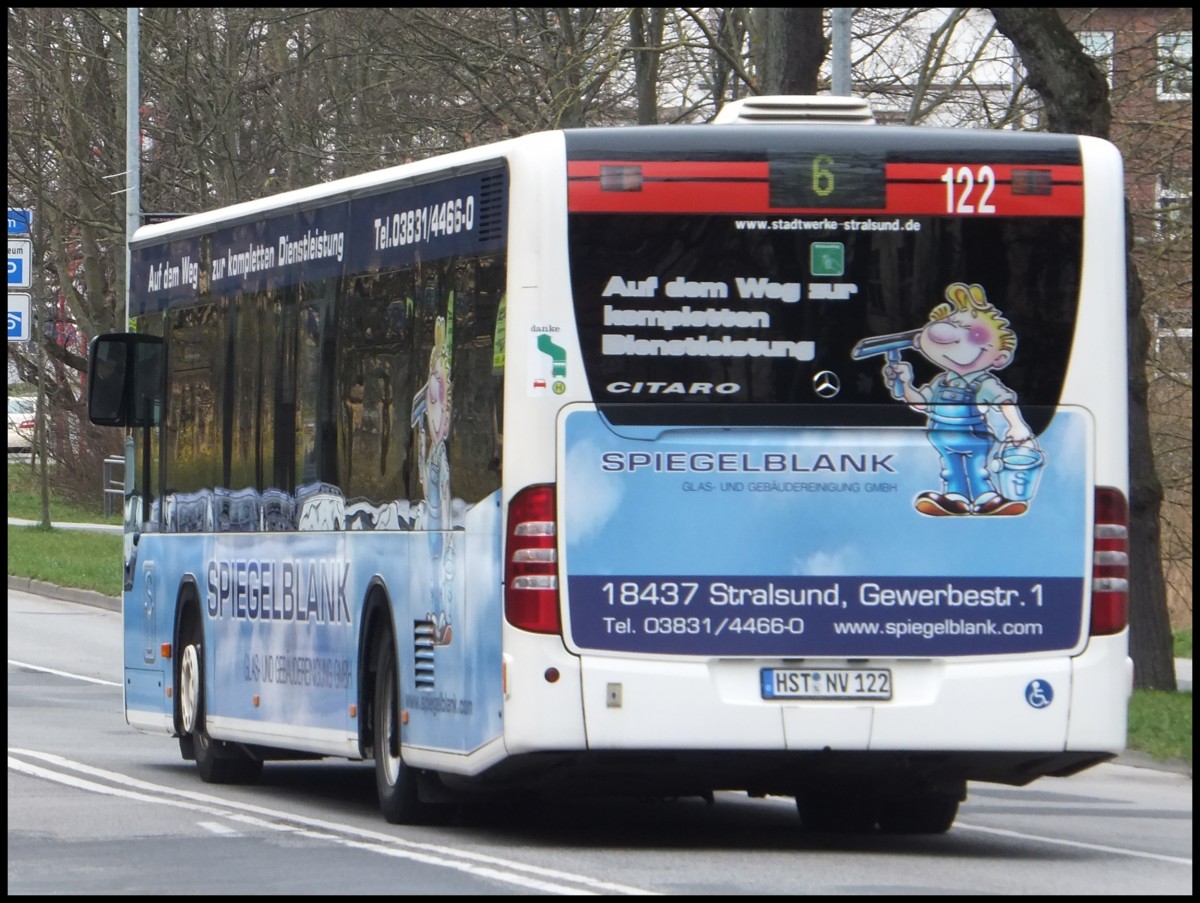 Mercedes Citaro II der Stadtwerke Stralsund in Stralsund.