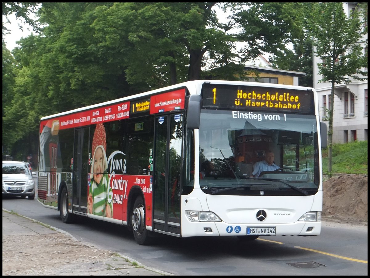 Mercedes Citaro II der Stadtwerke Stralsund in Stralsund.