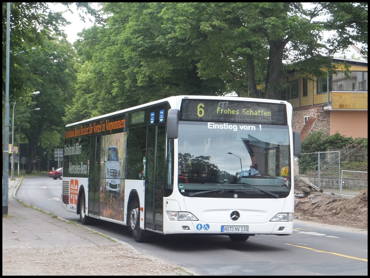 Mercedes Citaro II der Stadtwerke Stralsund in Stralsund.