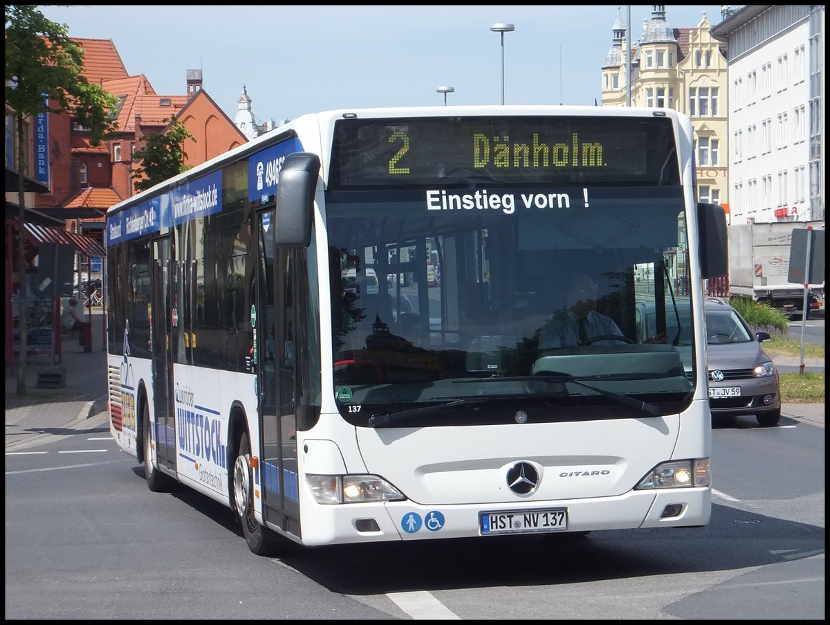 Mercedes Citaro II der Stadtwerke Stralsund in Stralsund.