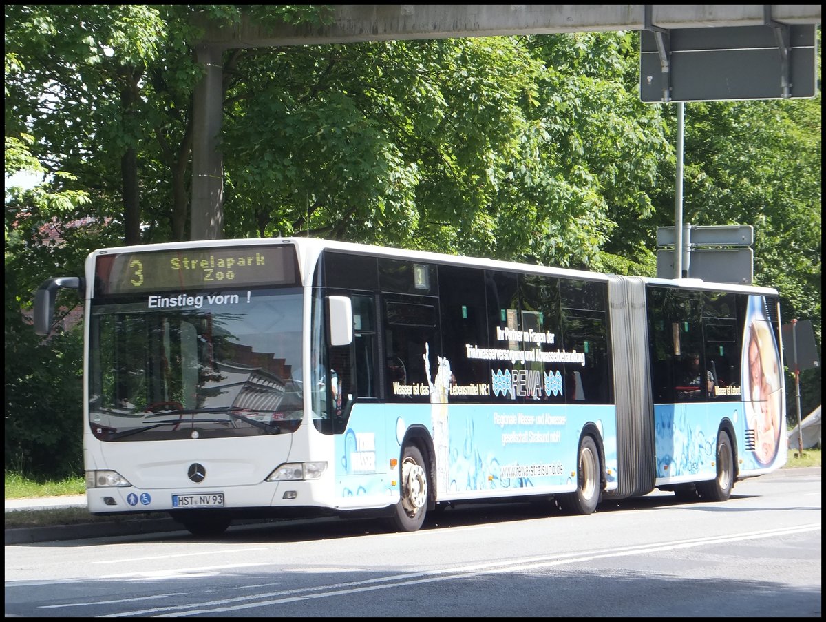 Mercedes Citaro II der Stadtwerke Stralsund in Stralsund.