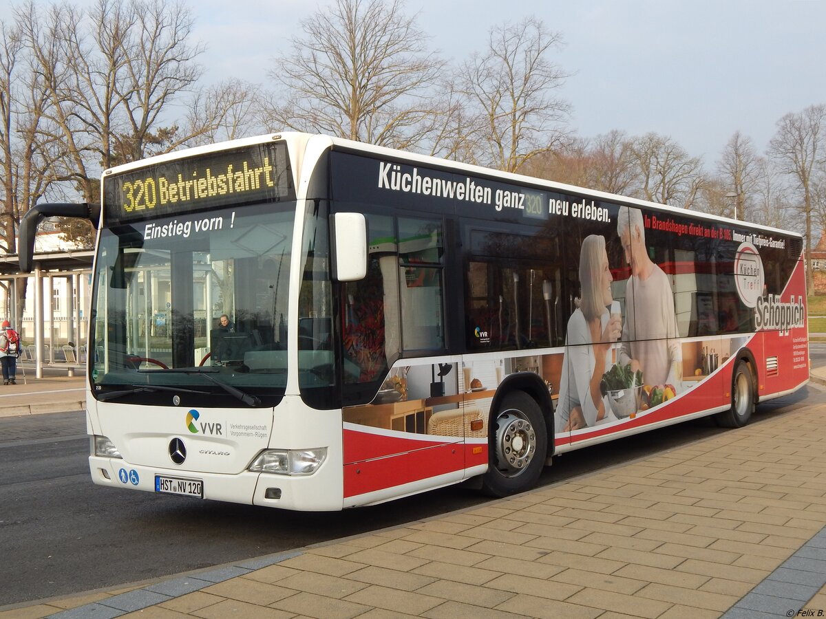 Mercedes Citaro II der VVR in Greifswald.