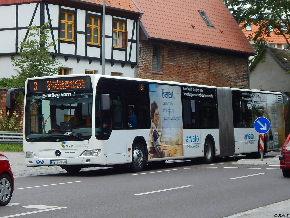 Mercedes Citaro II der VVR in Stralsund.