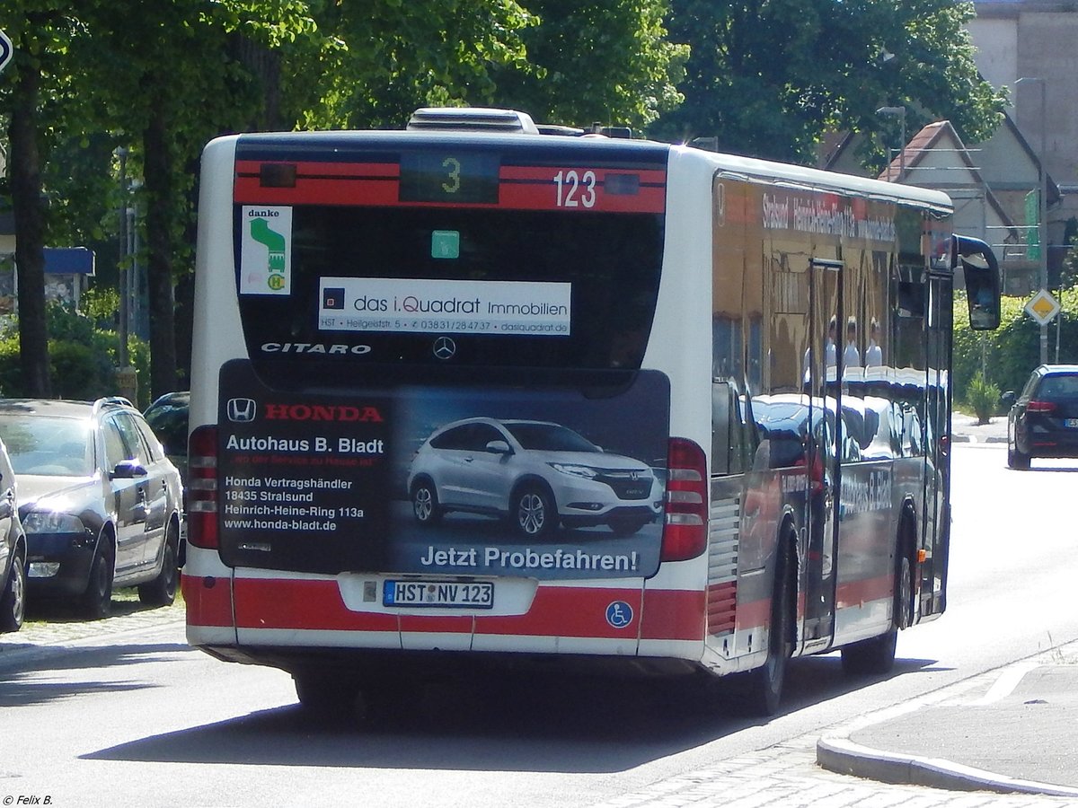 Mercedes Citaro II der VVR in Stralsund.