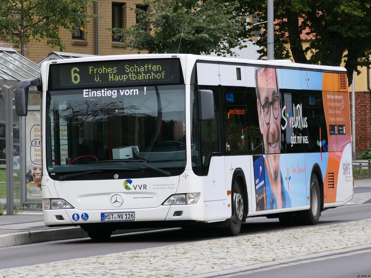 Mercedes Citaro II der VVR in Stralsund.