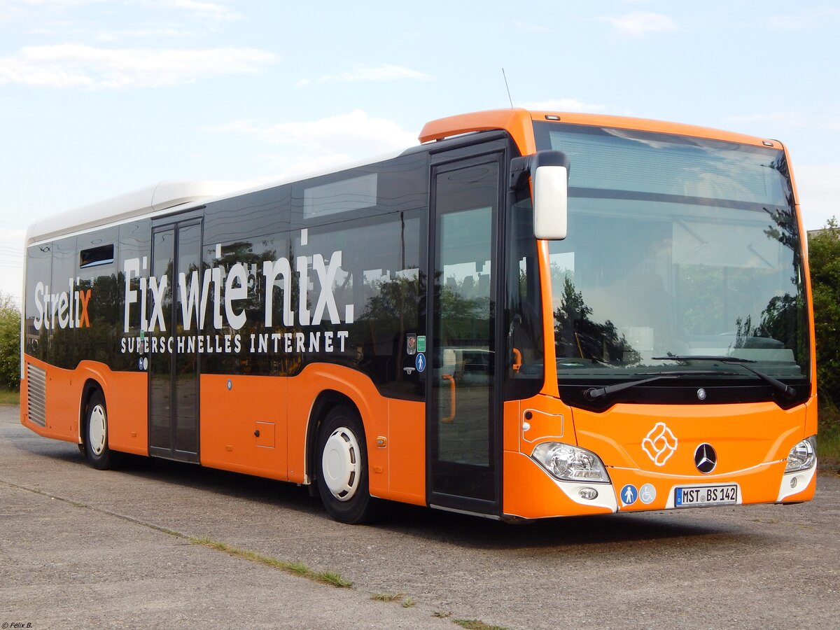 Mercedes Citaro III von Becker-Strelitz Reisen aus Deutschland in Neubrandenburg.