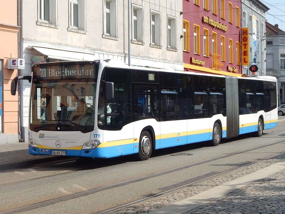 Mercedes Citaro III vom Nahverkehr Schwerin in Schwerin.