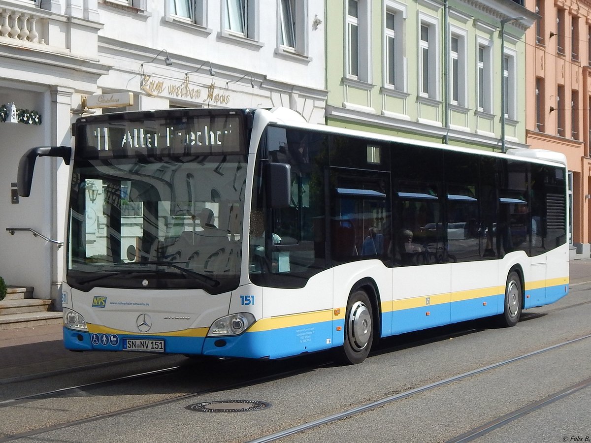 Mercedes Citaro III vom Nahverkehr Schwerin in Schwerin.