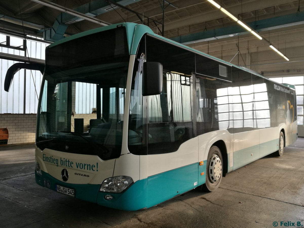 Mercedes Citaro III der Neubrandenburger Verkehrsbetriebe in Neubrandenburg.