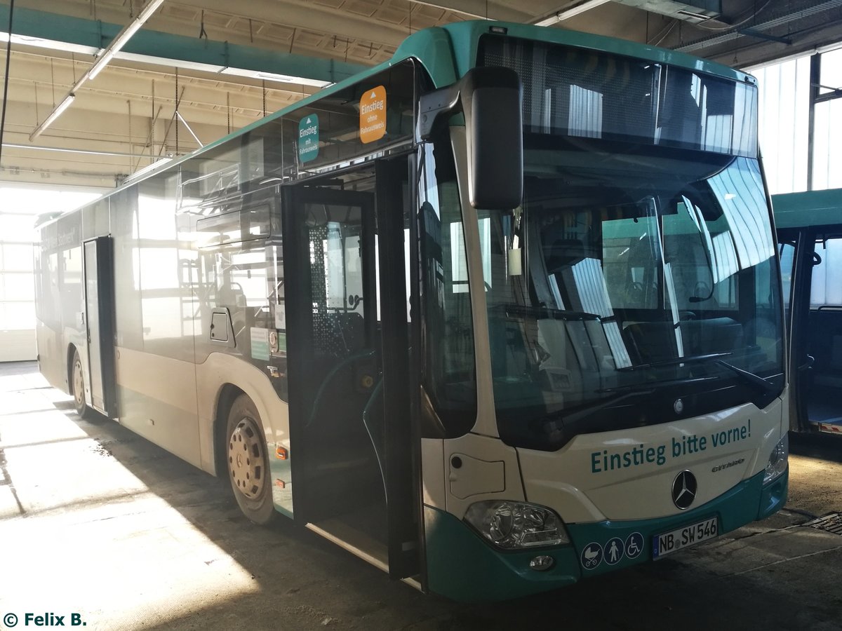 Mercedes Citaro III der Neubrandenburger Verkehrsbetriebe in Neubrandenburg.