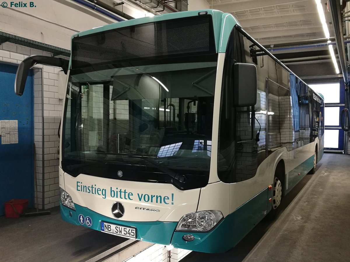 Mercedes Citaro III der Neubrandenburger Verkehrsbetriebe in Neubrandenburg.