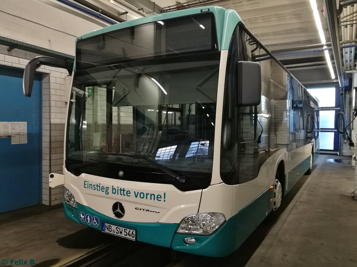 Mercedes Citaro III der Neubrandenburger Verkehrsbetriebe in Neubrandenburg.