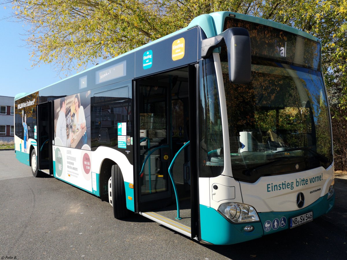 Mercedes Citaro III der Neubrandenburger Verkehrsbetriebe in Neubrandenburg.