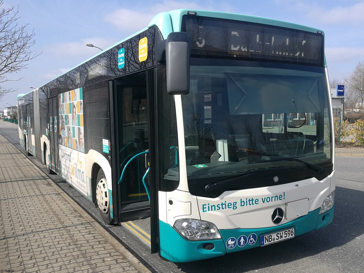 Mercedes Citaro III der Neubrandenburger Verkehrsbetriebe in Neubrandenburg.