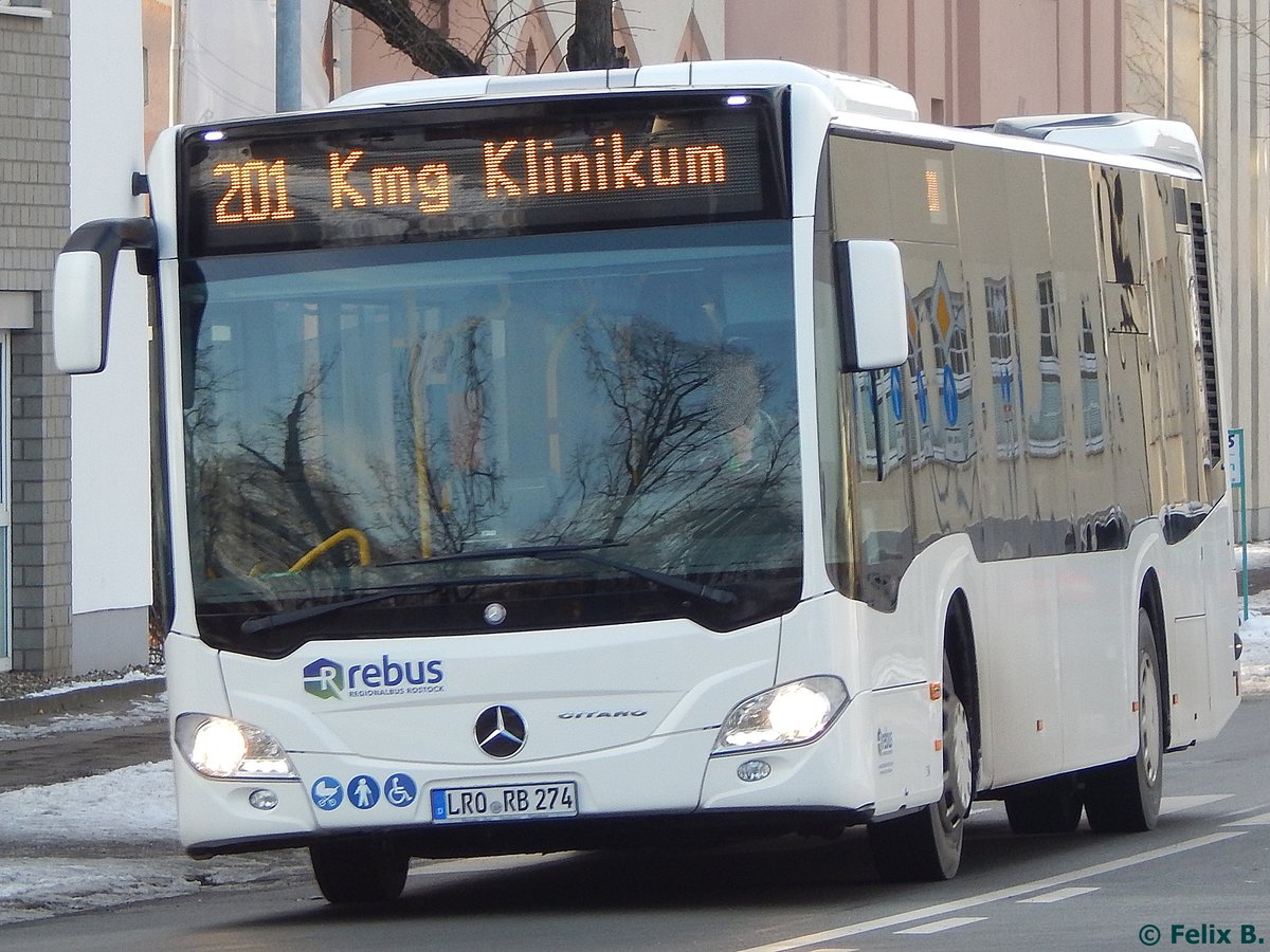 Mercedes Citaro III von Regionalbus Rostock in Güstrow.