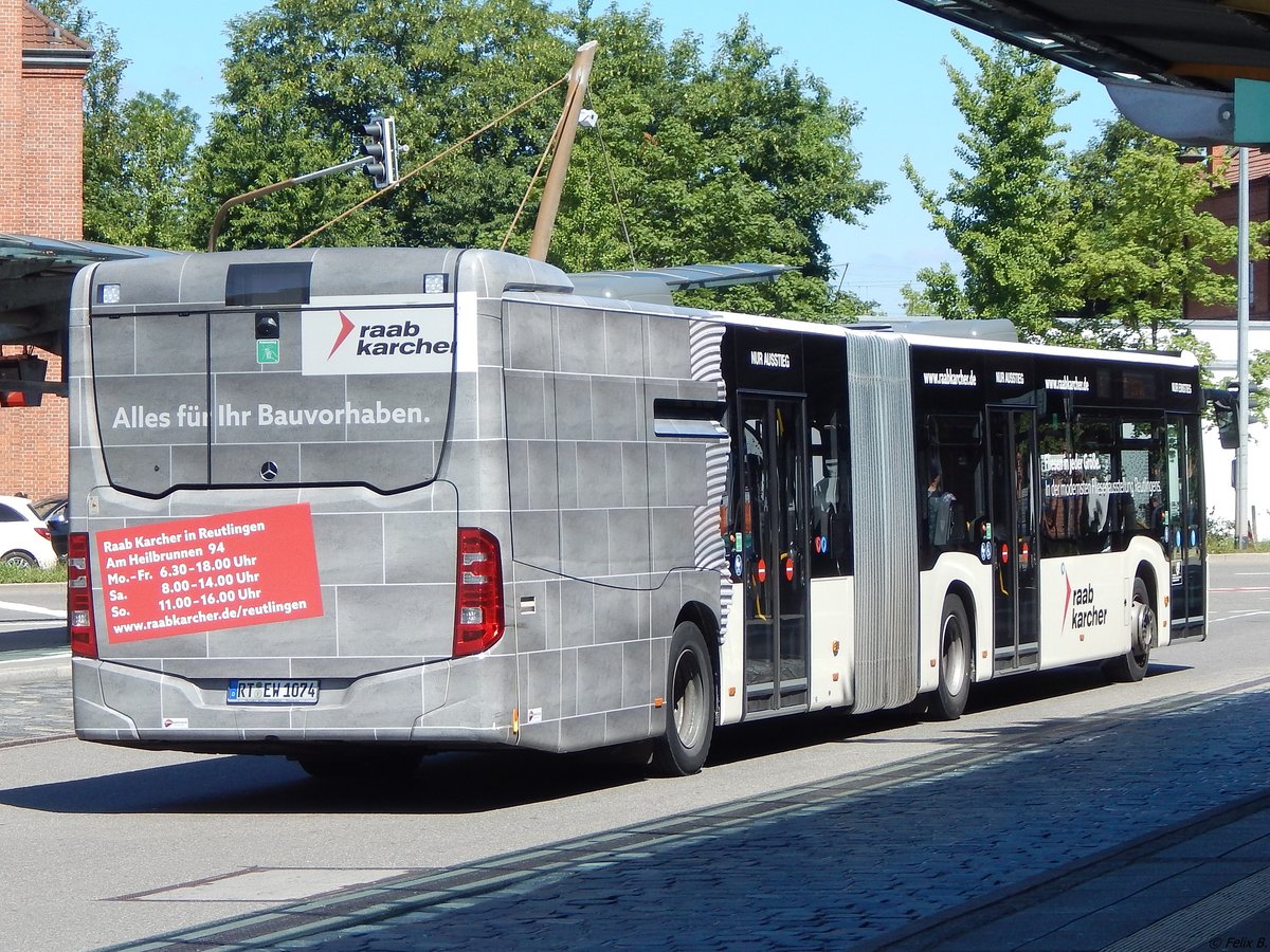 Mercedes Citaro III der Reutlinger Stadtverkehrsgesellschaft in Reutlingen.