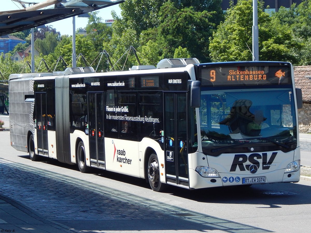 Mercedes Citaro III der Reutlinger Stadtverkehrsgesellschaft in Reutlingen.