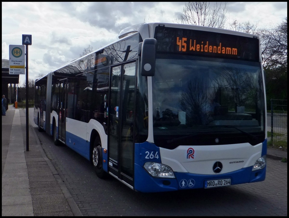 Mercedes Citaro III der Rostocker Straenbahn AG in Rostock.