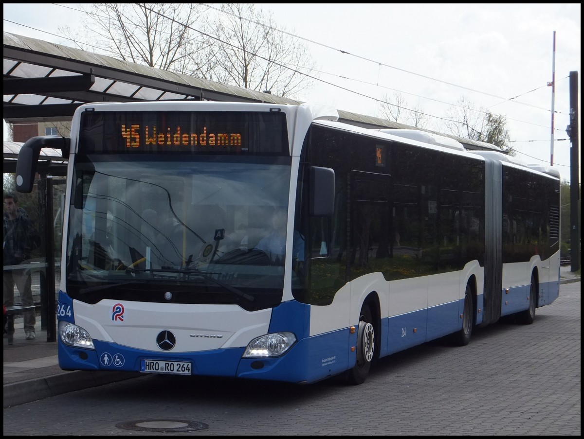 Mercedes Citaro III der Rostocker Straenbahn AG in Rostock.