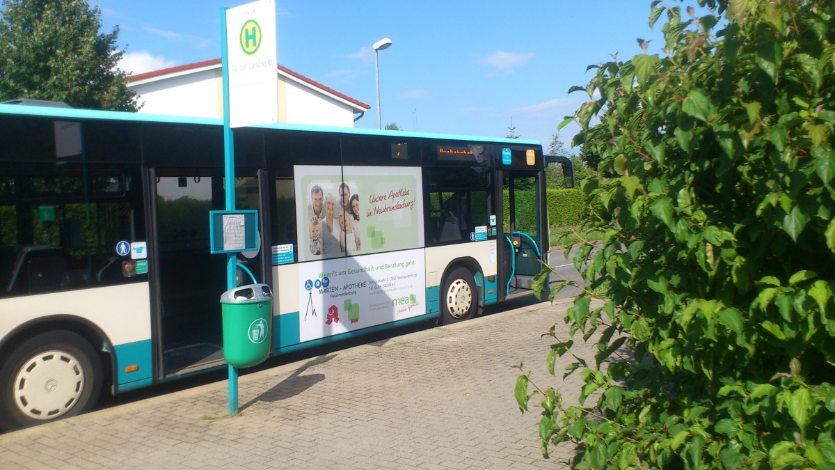 Mercedes Citaro  NB SW 581.....hier die aktuelle Werbung des Wagens für die Marien Apotheke  