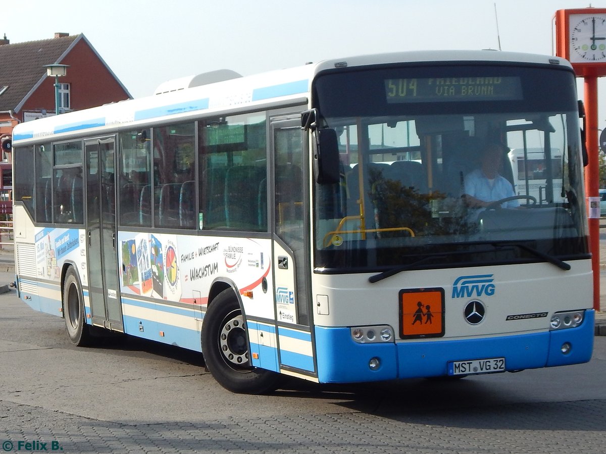 Mercedes Conecto der MVVG in Neubrandenburg.