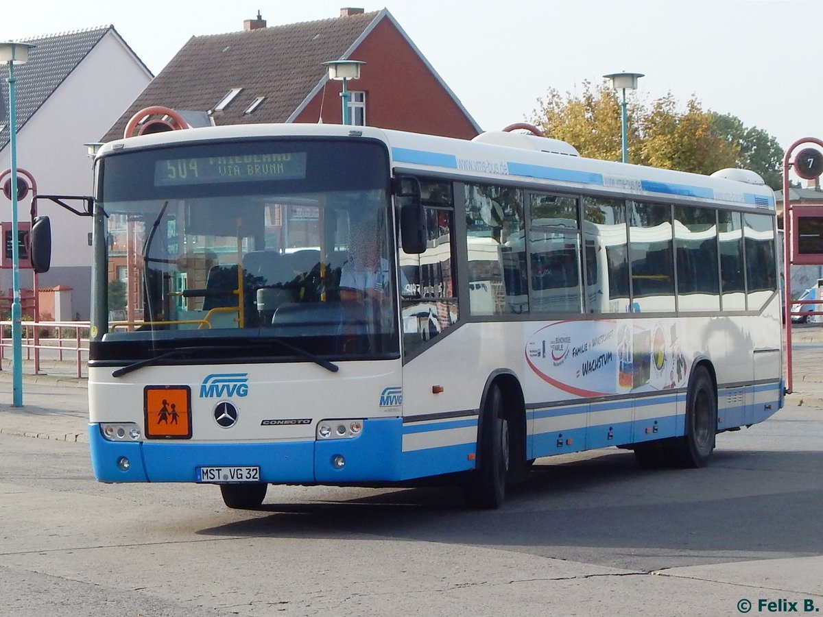 Mercedes Conecto der MVVG in Neubrandenburg.