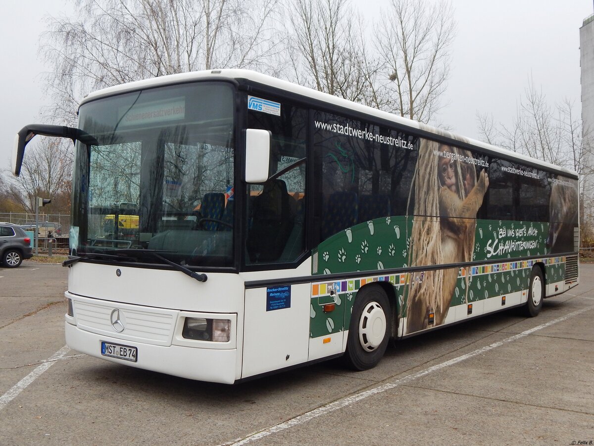 Mercedes Integro von Becker-Strelitz Reisen aus Deutschland in Neubrandenburg.