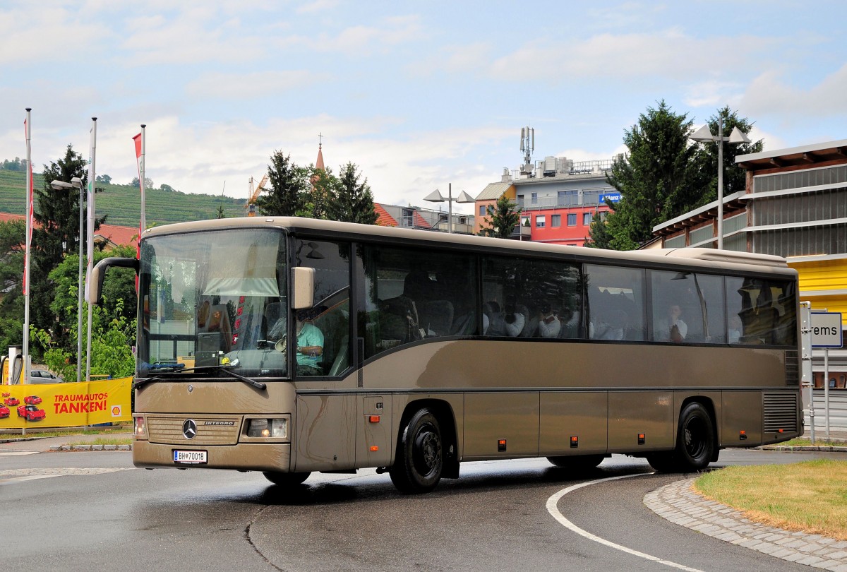 Mercedes Integro vom Österr. Bundesheer im Juni 2015 in Krems.