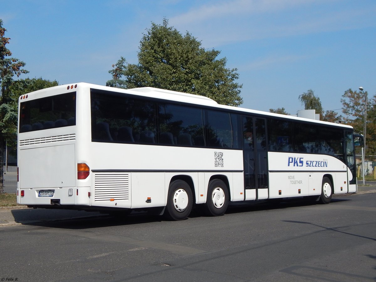 Mercedes Integro von PKS Szczecin aus Polen in Stettin.