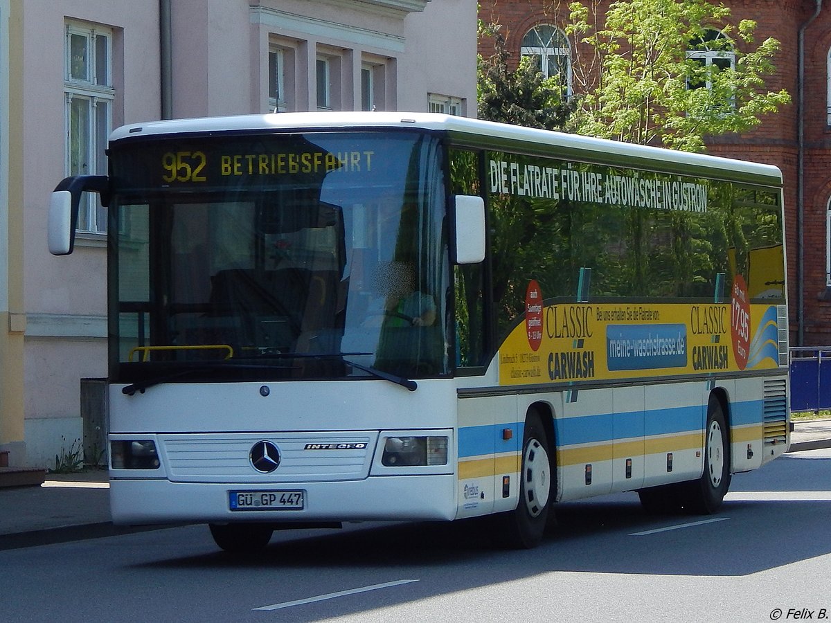 Mercedes Integro von Regionalbus Rostock in Güstrow.