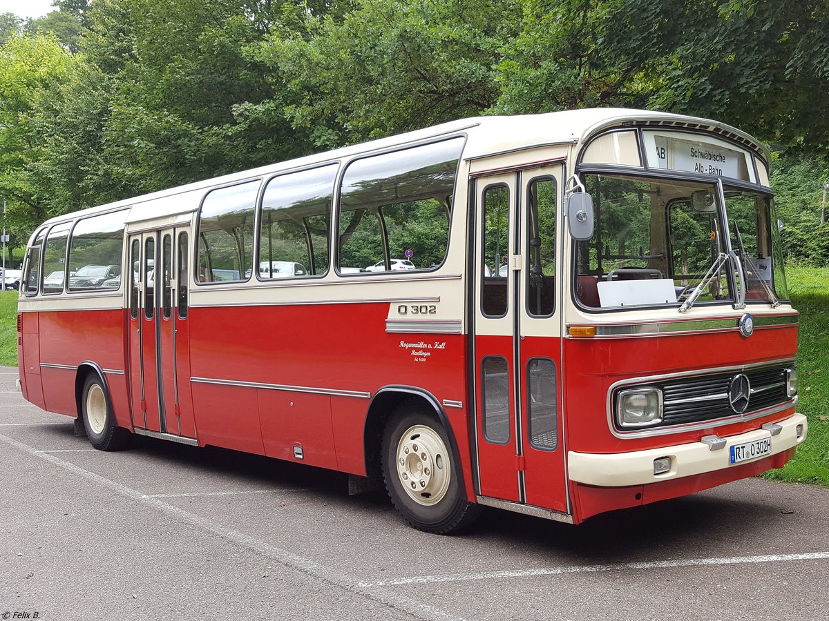 Mercedes O 302 der Reutlinger Stadtverkehrsgesellschaft mbH.