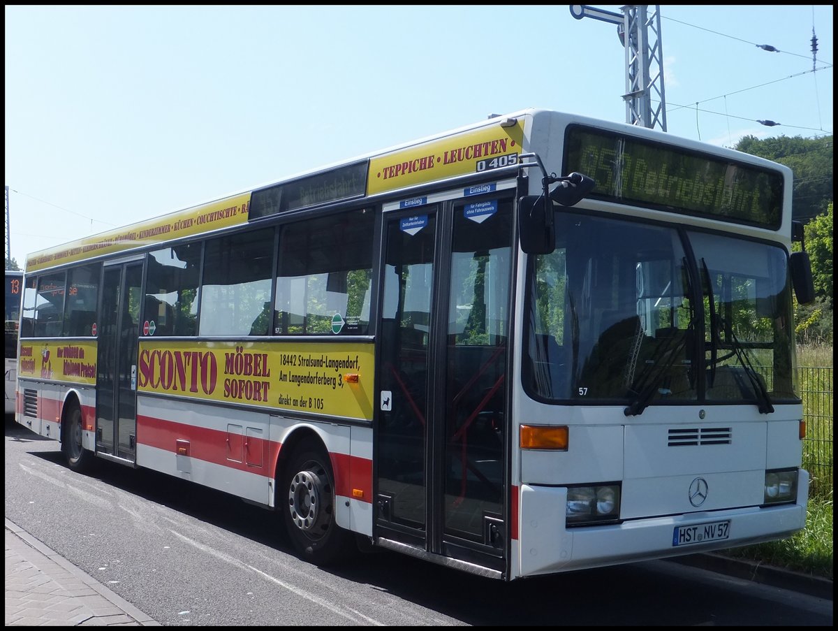 Mercedes O 405 der VVR in Sassnitz. 