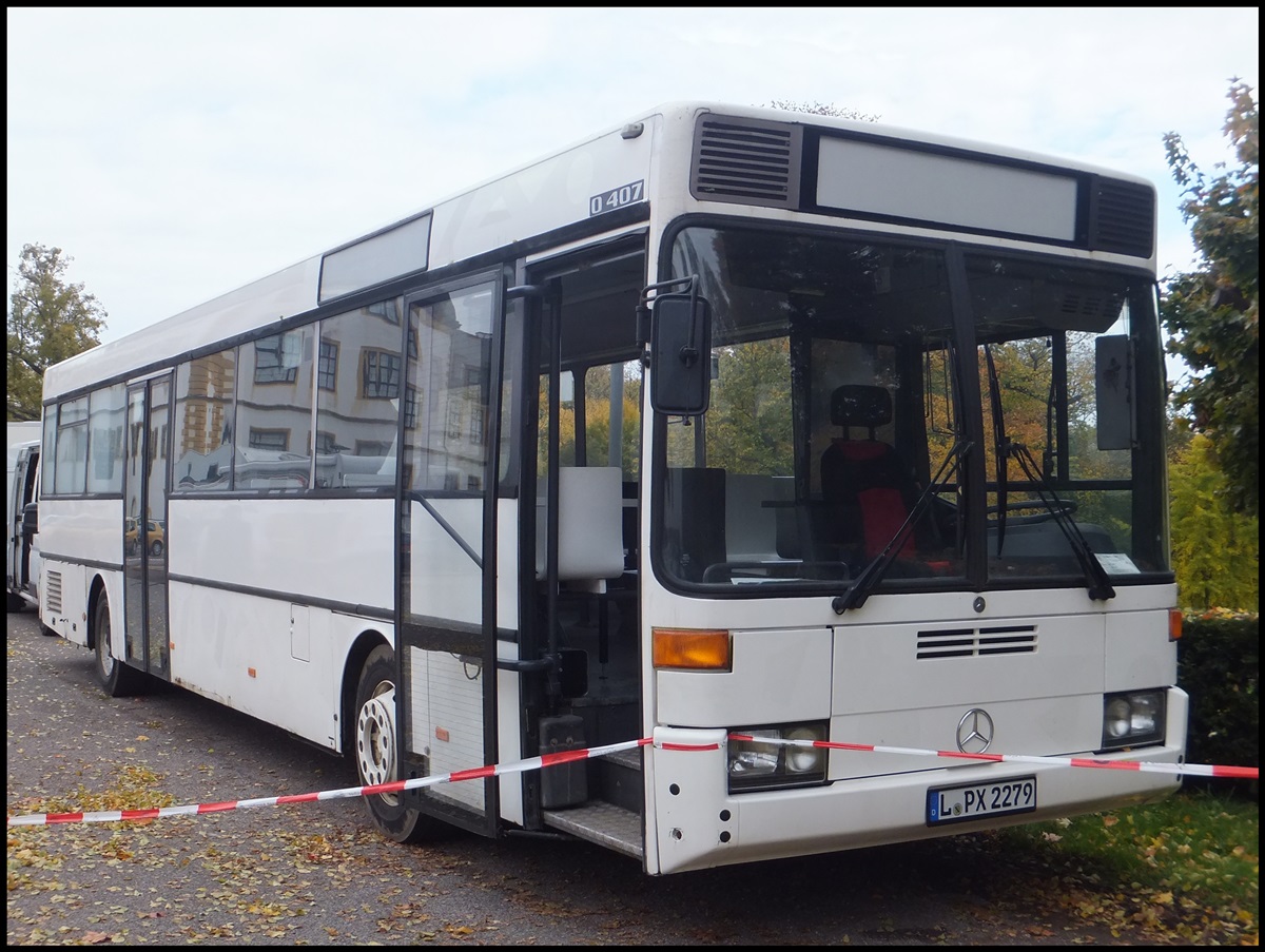 Mercedes O 407 aus Deutschland in Gotha.