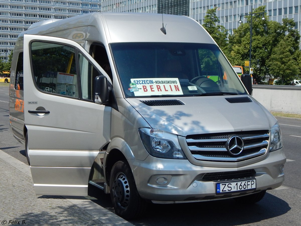 Mercedes Sprinter von Berlineks aus Polen in Berlin. 