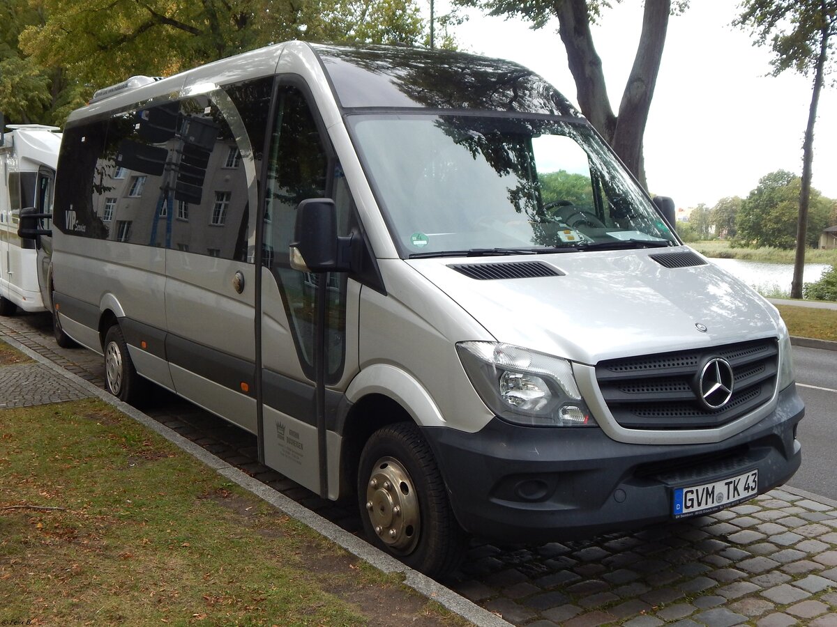 Mercedes Sprinter von Krohn Busreisen aus Deutschland in Stralsund.