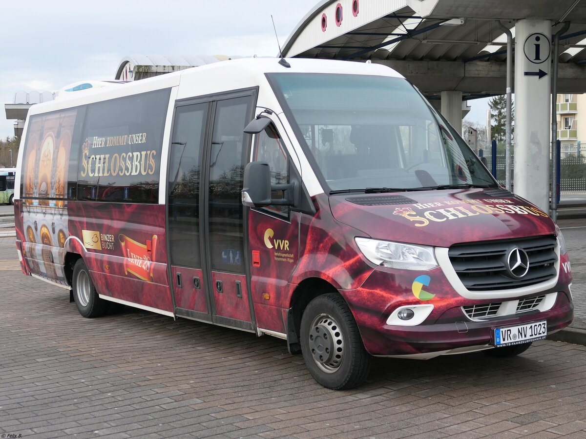 Mercedes Sprinter mit TS-Fahrzeugtechnik der VVR in Bergen.