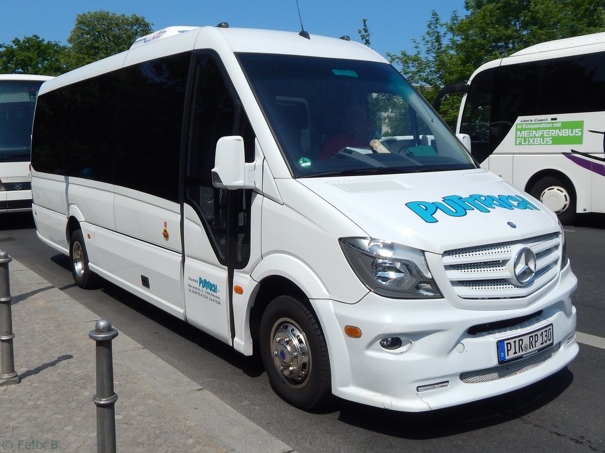 Mercedes Sprinter von Puttrich aus Deutschland in Berlin.